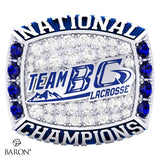 Team BC Lacrosse 2024 Dual Champion Championship Ring - Design D1.4