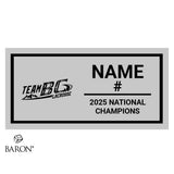 Team BC Lacrosse 2025 Championship Black LED Ring Box