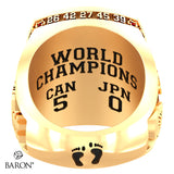 Team Canada FISU Games World University Games Women's 2023 Championship Ring - Design 1.2