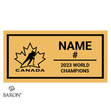 Team Canada FISU Games World University Games Women's 2023 Championship Display Case