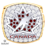 Team Canada FISU Games World University Games Women's 2023 Championship Ring - Design 1.2