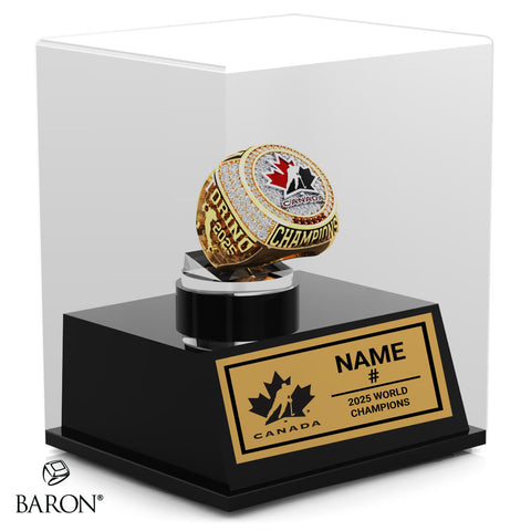 Team Canada FISU Games World University Games 2025 Championship Display Case