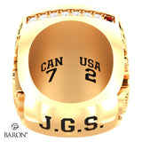 Team Canada FISU Games World University Games 2023 Championship Ring - Design 4.4 *BALANCE*