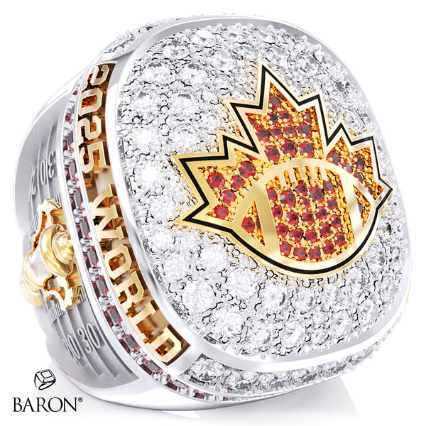Team Canada Football 2025 Championship Ring - Design 4.3