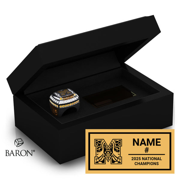 Team Manitoba Hockey 2025 Championship Black Standard Window Ring Box