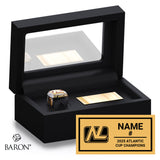 Team NL U15 Hockey 2025 Championship Black Standard Window Ring Box