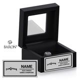 Team Ontario Lacrosse Canada Summer Games 2025 Championship Black Window Ring Box