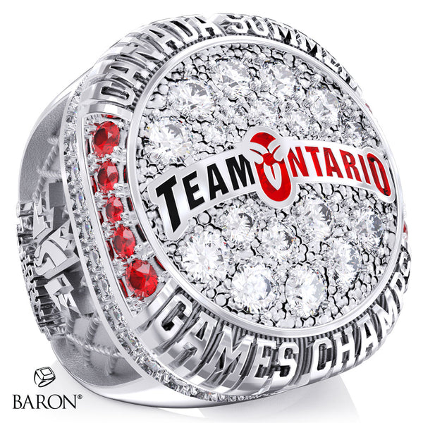 Team Ontario Lacrosse Canada Summer Games 2025 Championship Ring - Design 1.3