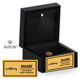 Team Ontario Lacrosse Canada Summer Games 2025 Championship Black LED Ring Box