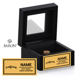 Team Ontario Lacrosse Canada Summer Games 2025 Championship Black Window Ring Box