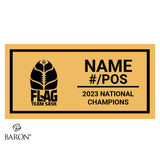 Team Sask Flag Football 2023 Championship Display Case