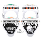 The Game 2023 - BC Lions Championship Ring - Design 2.7