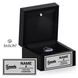 University of Toronto Baseball 2025 Championship Black LED Ring Box