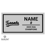 University of Toronto Baseball 2025 Championship Black LED Ring Box