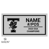 The University of Toronto Baseball 2023 Championship Black LED Ring Box