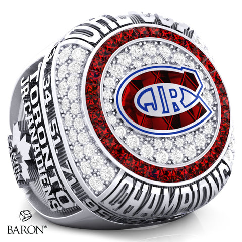 Toronto Jr. Canadiens Hockey 2025 Championship Ring - Design 1.4