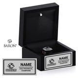 Tri-County Soldiers Basketball 2026 Championship Black LED Ring Box