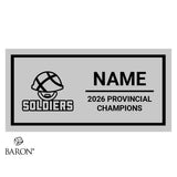 Tri-County Soldiers Basketball 2026 Championship Black Standard Window Ring Box
