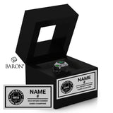 U17 Lacrosse Ontario Summer Games Clarington Gaels Championship Black Window Ring Box