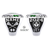 U17 Lacrosse Ontario Summer Games Clarington Gaels Championship Ring - Design 1.1