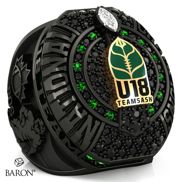 U18 Team Sask Football 2023 Championship Ring - Design 1.3