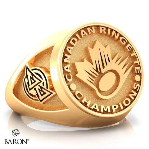 U19 AA Ringette 2024 Championship Ring - Design 1.7