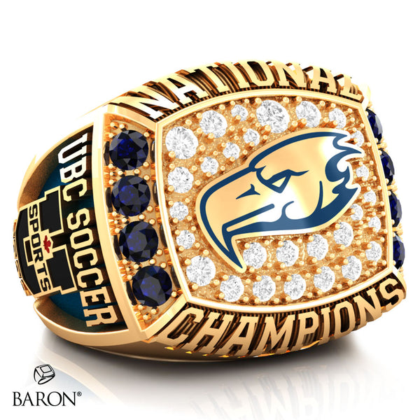 UBC Thunderbirds Soccer 2023 Championship Ring - Design 3.8