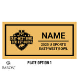 U SPORTS East-West Bowl Football 2025 Championship Black Window Ring Box