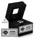 U SPORTS East-West Bowl Football 2025 Championship Black Window Ring Box