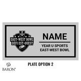 U SPORTS East-West Bowl Football Championship Black LED Ring Box