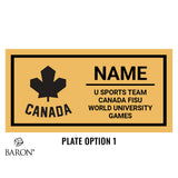 U SPORTS Team Canada FISU Black LED Ring Box