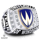 University of Windsor Athletic Ring - 800 Series (Medium) (Durilium/ Silver/ Two-Tone, 10kt White gold)