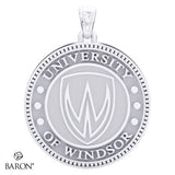 University of Windsor Round Pendant - Design 1.2-1.3