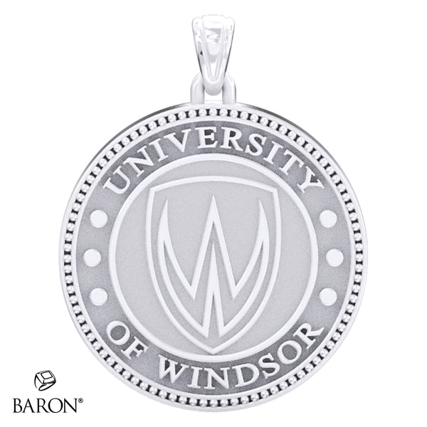 University of Windsor Round Pendant - Design 1.2-1.3