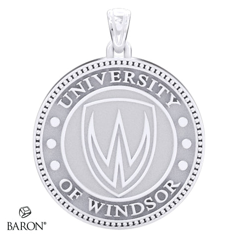 University of Windsor Round Pendant - Design 1.2-1.3