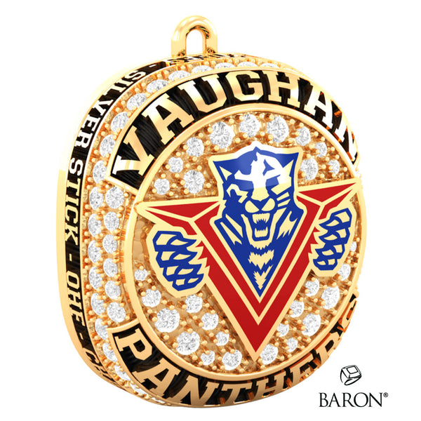 Vaughan Panthers U15 AA Hockey 2024 Championship Ring Top Pendant - Design 1.7