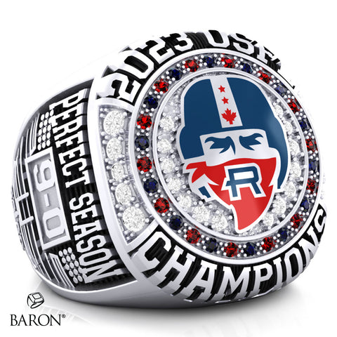 Vaughan Rebels U12 AAA OSFL 2023 Championship Ring - Design 1.1