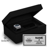 Victoria Thunder Baseball 2024 Championship Black Standard Window Ring Box