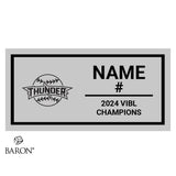 Victoria Thunder Baseball 2024 Championship Black Standard Window Ring Box