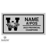 WCS Eagles Football 2023 Championship Black LED Ring Box