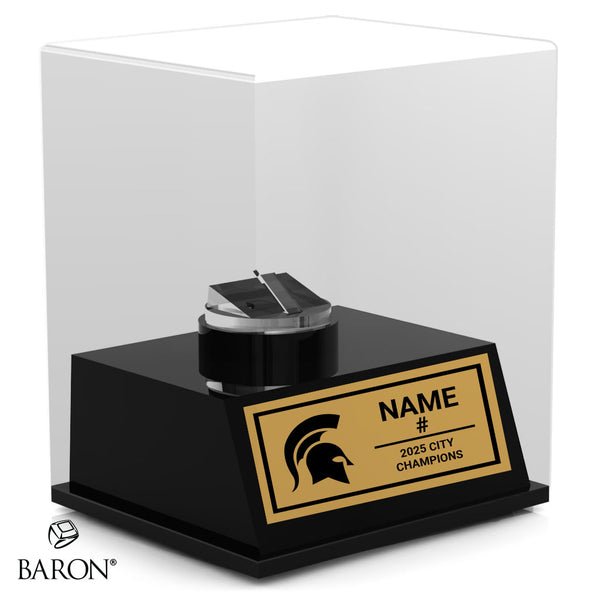 Waterdown District High School Football 2025 Championship Display Case