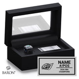 Welland Jr. Jackfish Baseball 2026 Championship Black Standard Window Ring Box