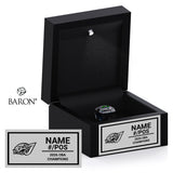 Welland Jr. Jackfish Baseball 2026 Championship Black LED Ring Box