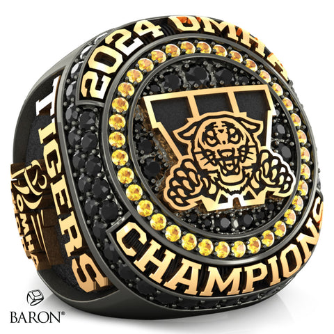 Welland Tigers OMHA U18 2024 Championship Ring - Design 1.9