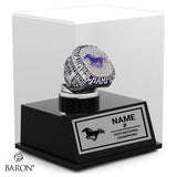 Western Mustangs Lacrosse 2023 Championship Display Case
