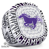 Western Mustangs Lacrosse 2023 Championship Ring - Design 1.4