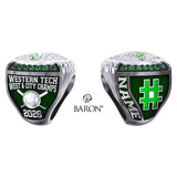 Western Technical Commercial School Baseball 2026 Championship Ring - Design 2.2