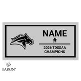 Western Technical Commercial School Baseball 2026 Championship Black Standard Window Ring Box