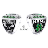 Windsor Warlocks Lacrosse 2025 Championship Ring - Design 1.2