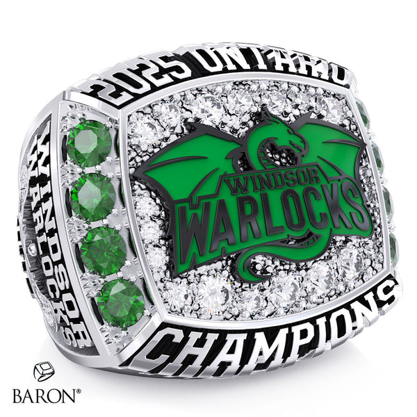 Windsor Warlocks Lacrosse 2025 Championship Ring - Design 1.2